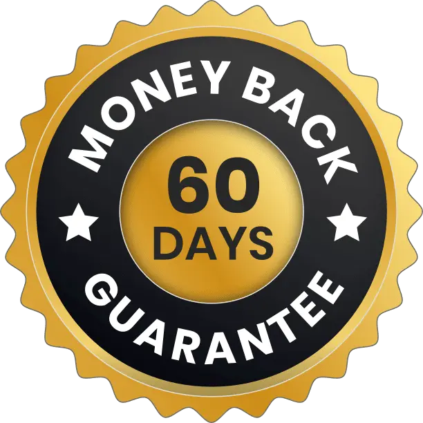 60-days Money Back Guarantee