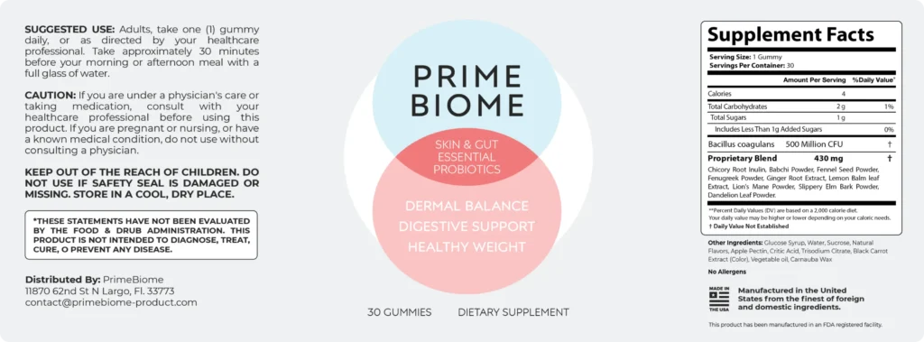primebiome label